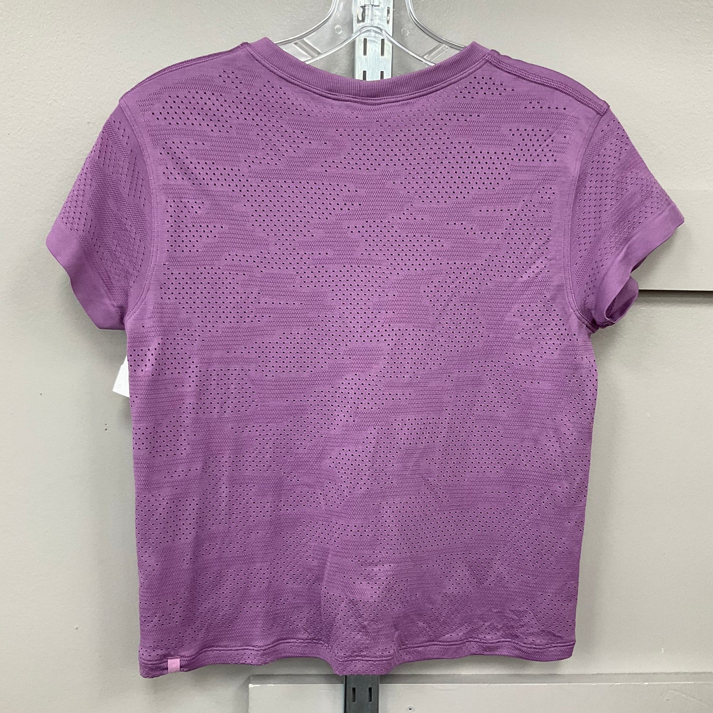 Athletic Top Ss By Lululemon In Purple, Size:8