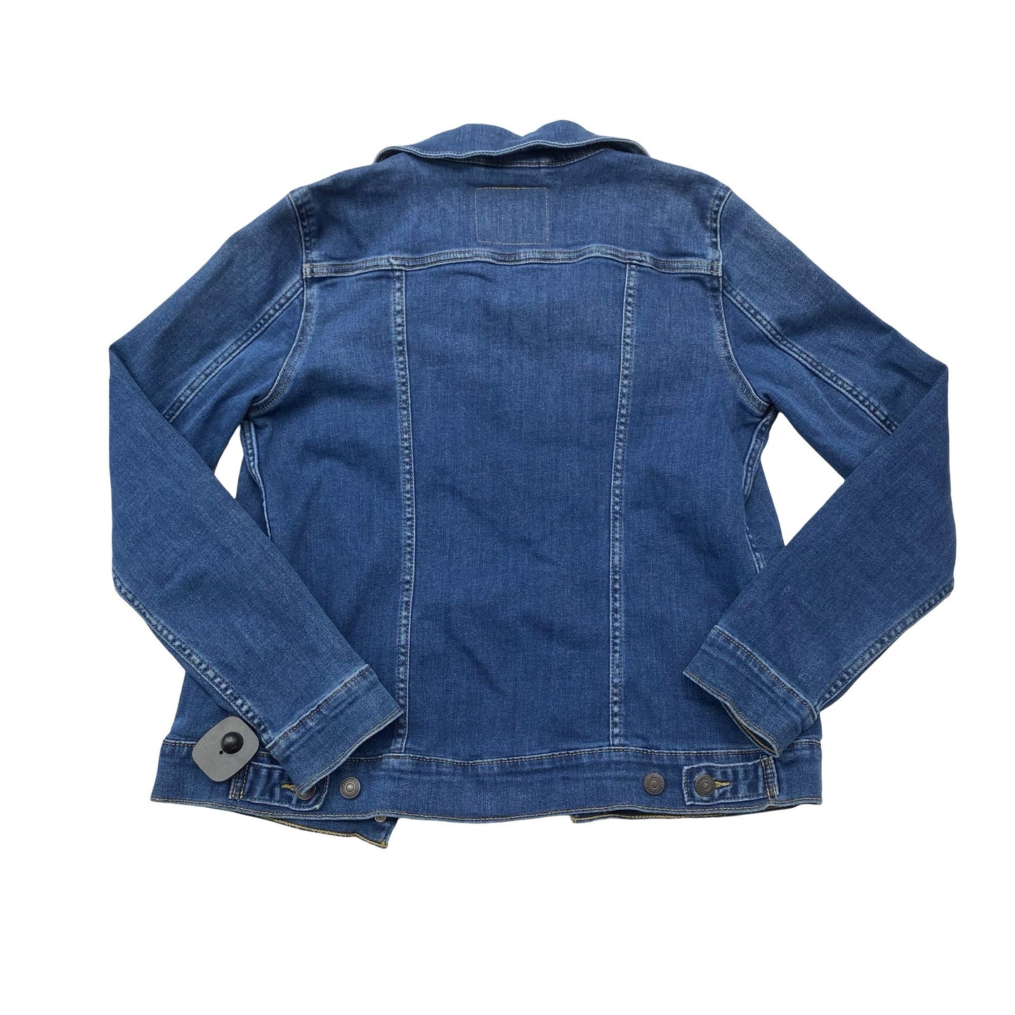Jacket Denim By Levis In Blue Denim, Size:M