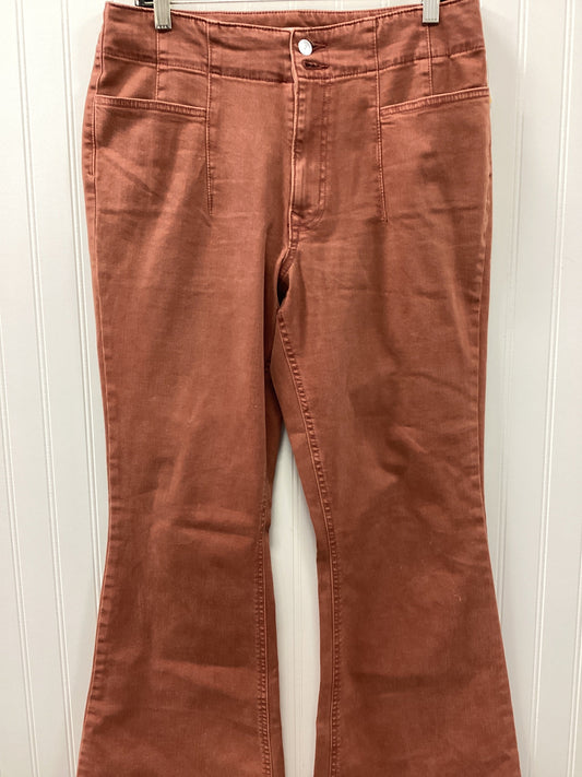 Jeans Flared By Maurices In Brown Denim, Size:12