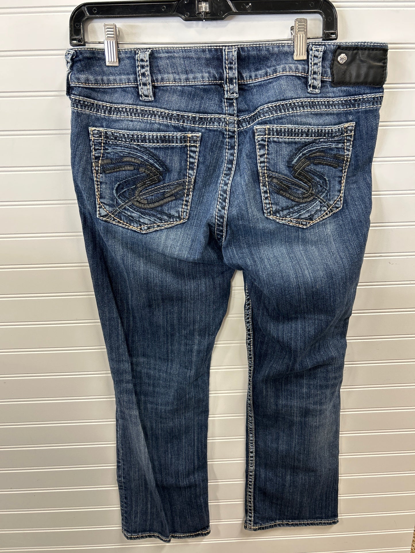Capris By Silver In Blue Denim, Size:12