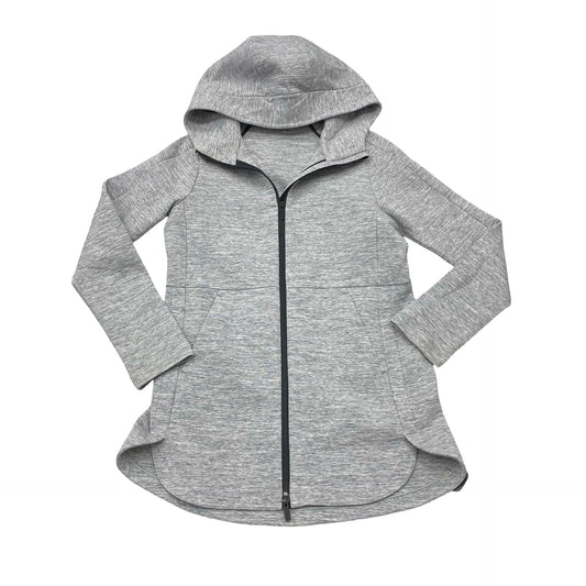 Athletic Jacket By Lululemon In Grey, Size:6