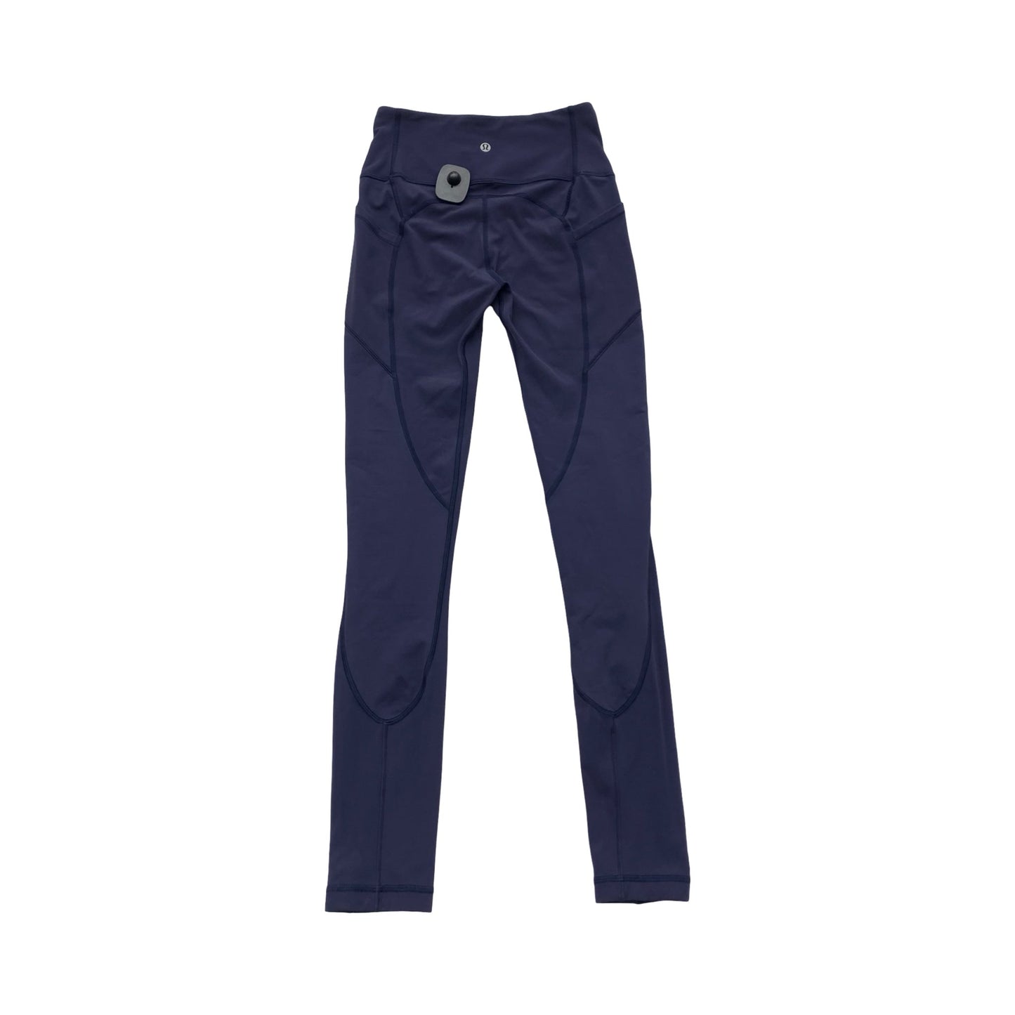 Athletic Leggings By Lululemon In Navy, Size:4