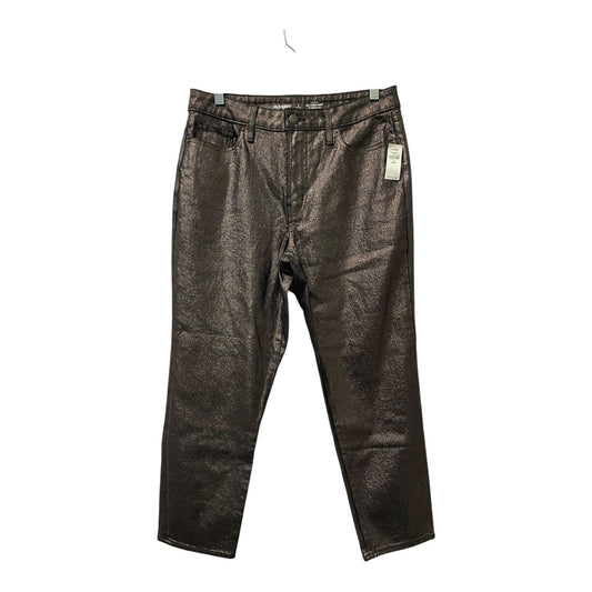 Jeans Straight By Old Navy In Bronze, Size:8P