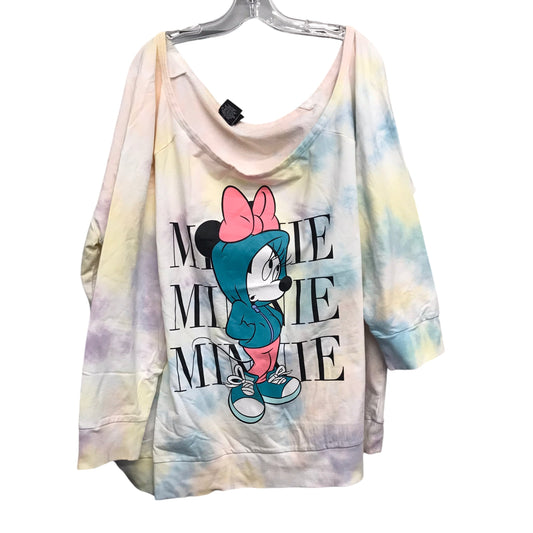 Sweatshirt Crewneck By Disney Store In Multi, Size:4X