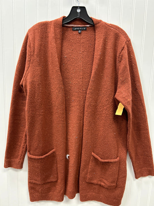 Sweater Cardigan By Love Ellie In Brown, Size:Xl