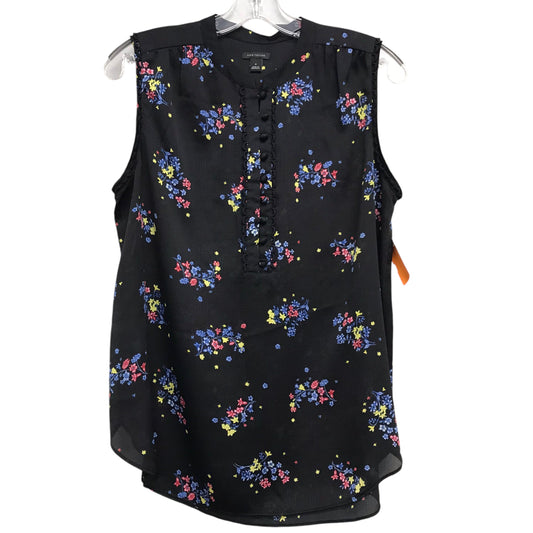 Top Sleeveless By Ann Taylor In Floral Print, Size:M