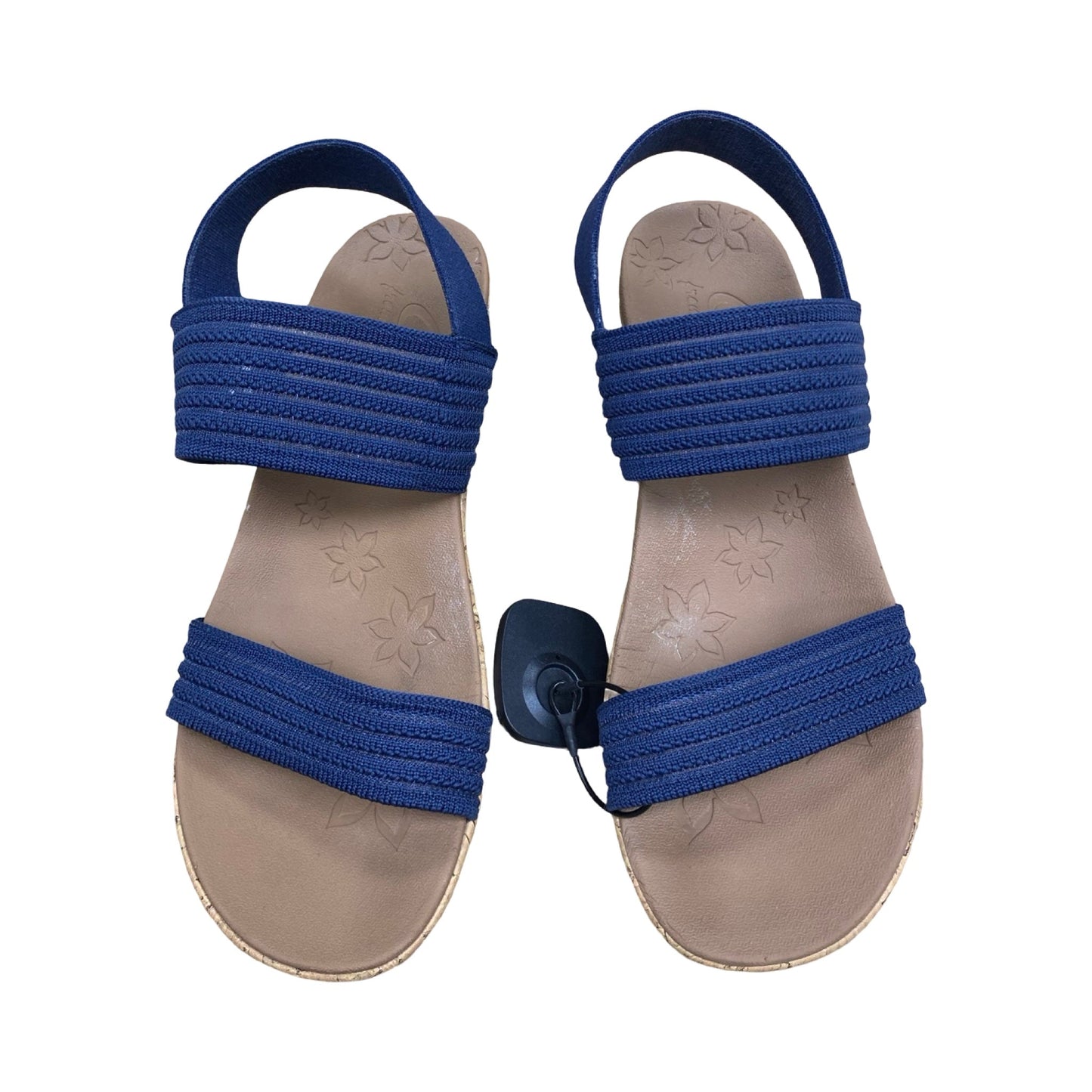 Sandals Heels Wedge By Skechers In Blue, Size:8.5