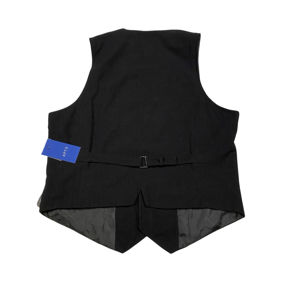Vest Other By Apt 9 In Black, Size:L