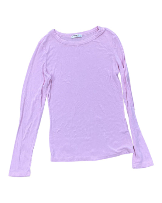 Top Ls Basic By Zeagoo In Pink, Size:S
