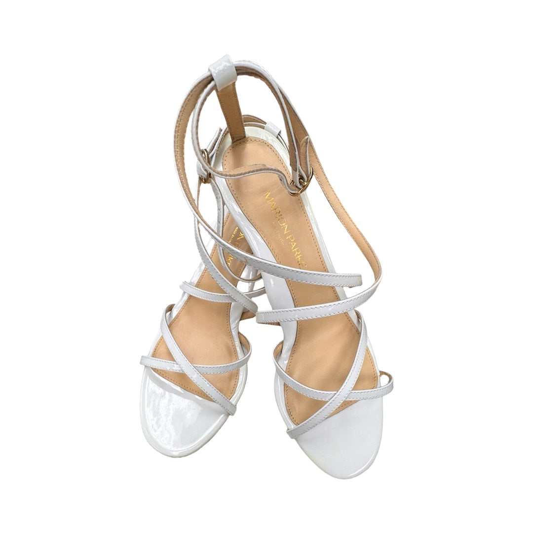 Sandals Designer By Marion Parke In White, Size:9 (EU39.5)