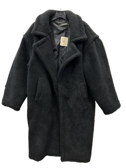 Coat Faux Fur & Sherpa By Fabletics In Black, Size:Xl