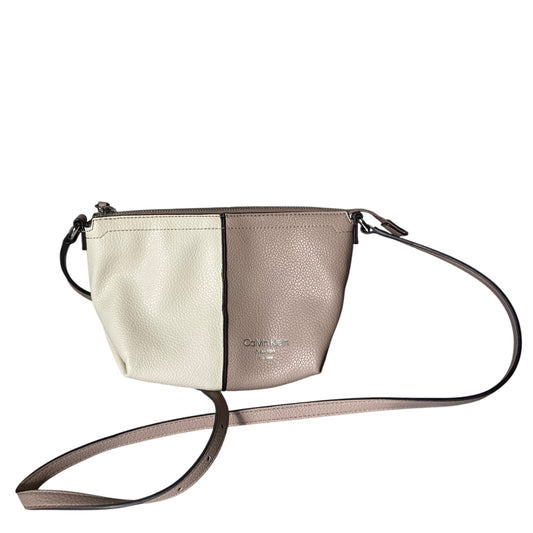 Crossbody By Calvin Klein In Tan, Size:Small