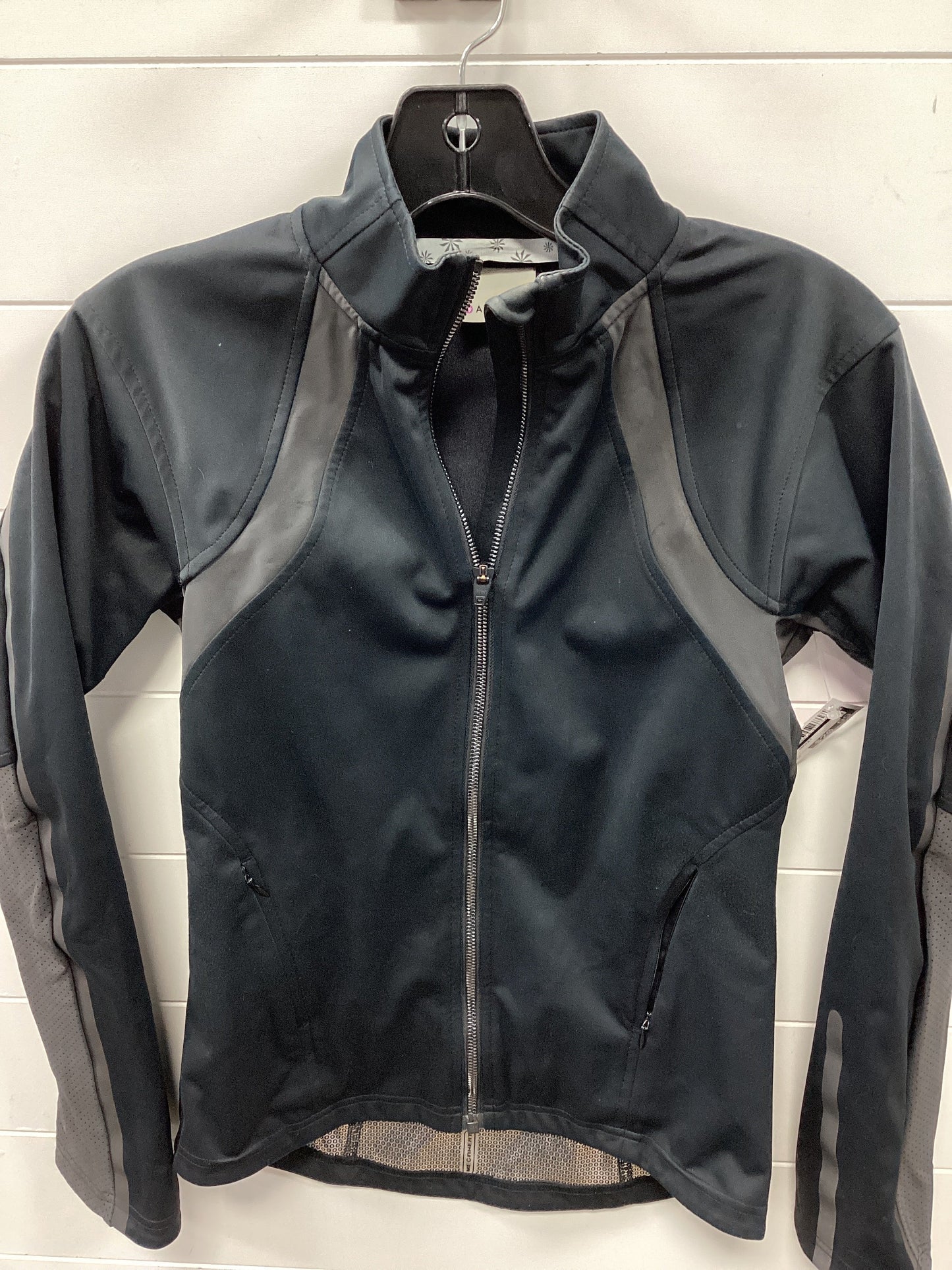 Athletic Jacket By Athleta In Black, Size:Xxs