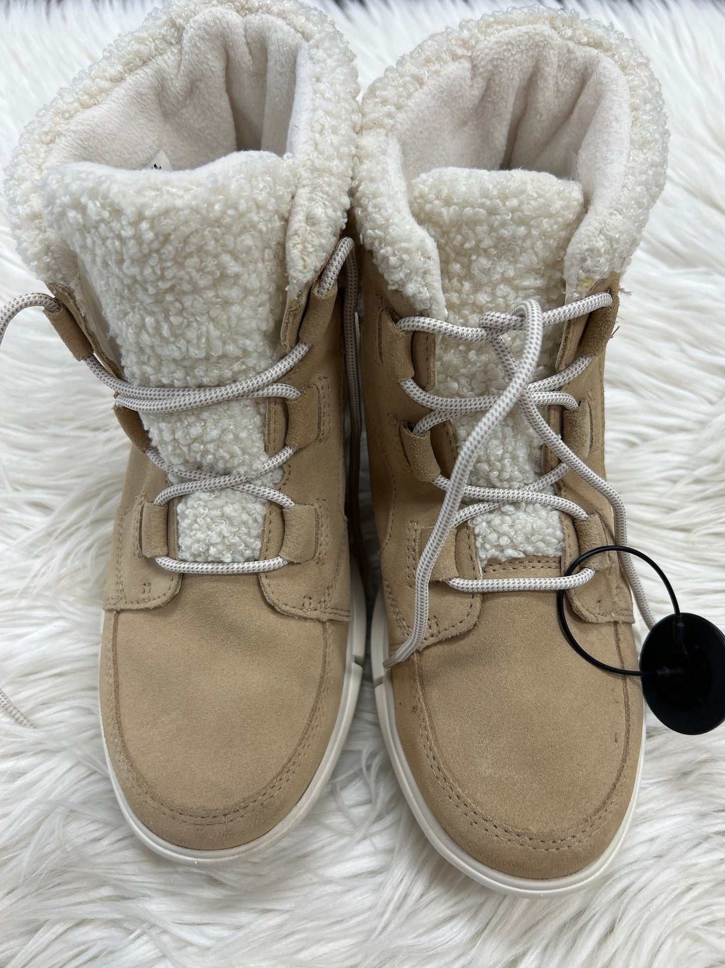 Boots Snow By Sorel In Tan, Size:8.5