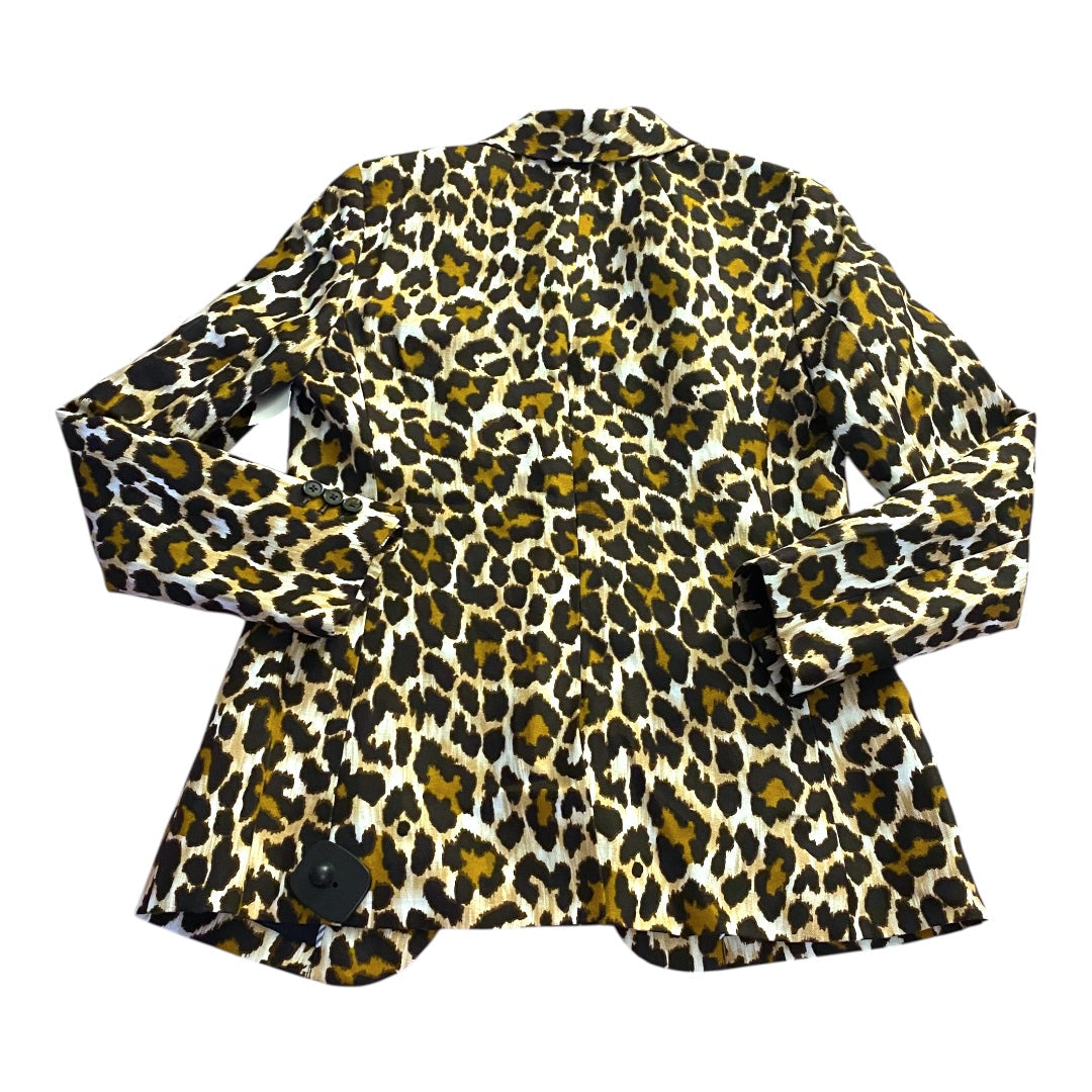 Blazer By J. Crew In Animal Print, Size:4