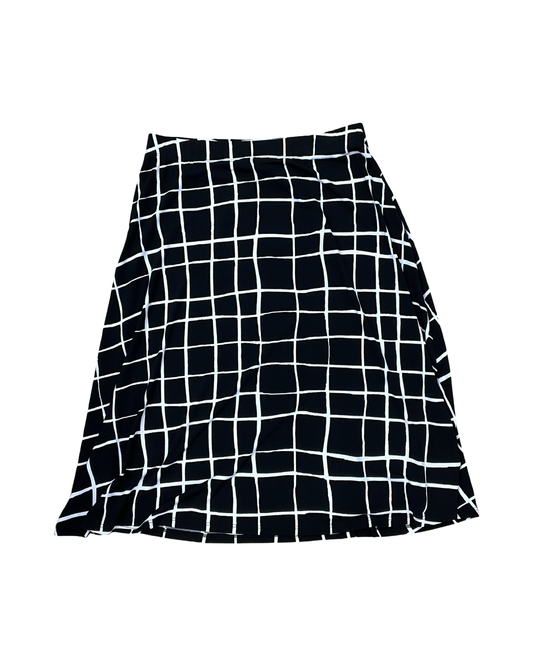 Skirt Mini & Short By Chicos In Black & White, Size:S