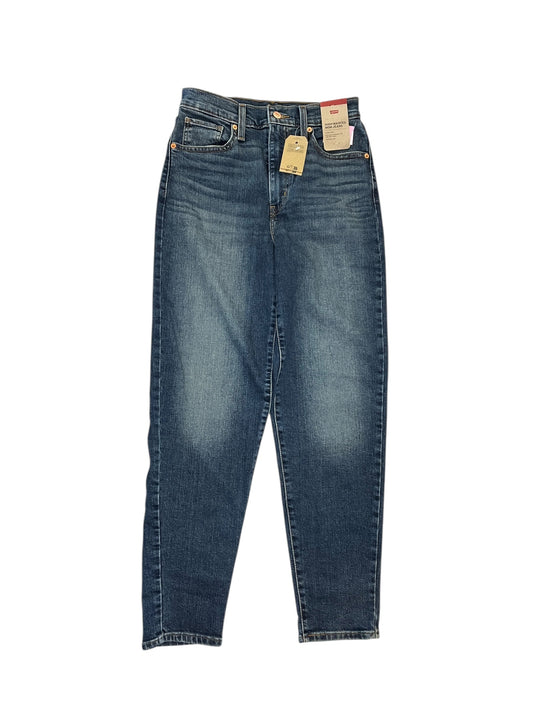 Jeans Boyfriend By Levis In Blue Denim, Size:4