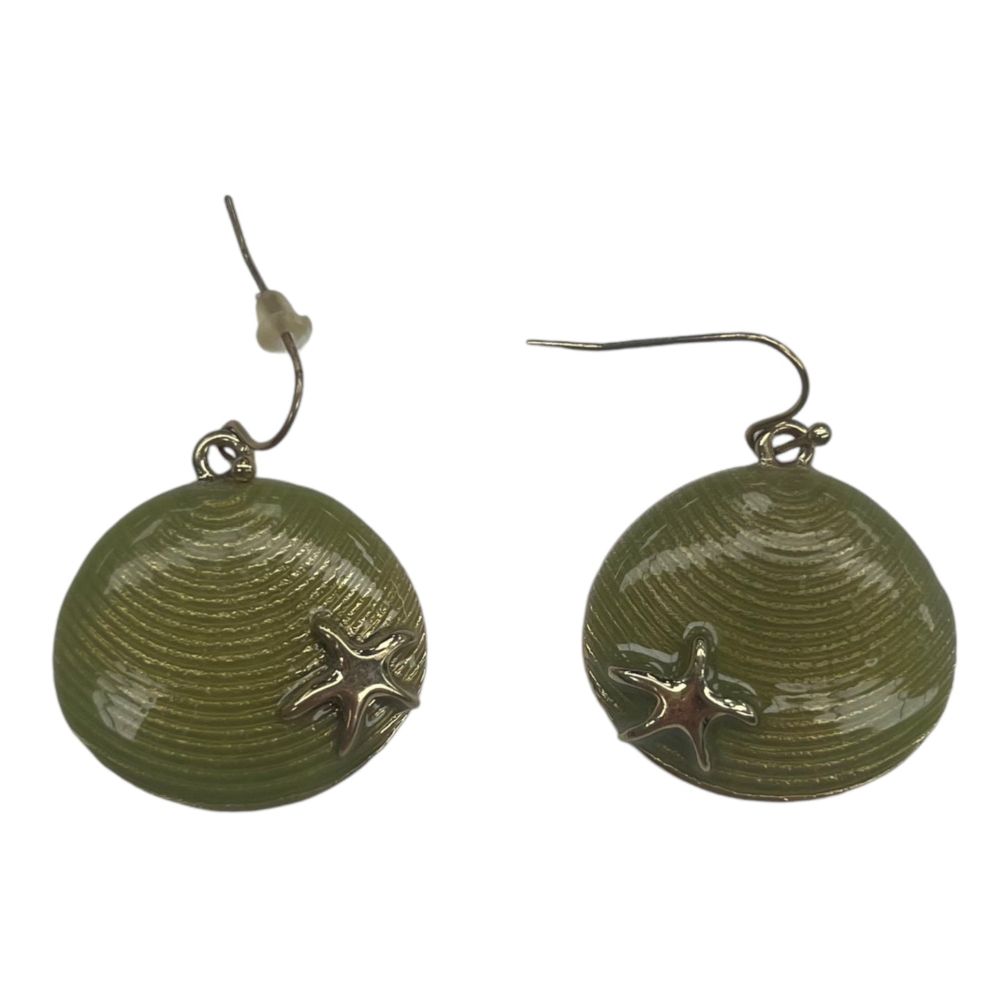 Earrings Dangle/Drop By Clothes Mentor In Green