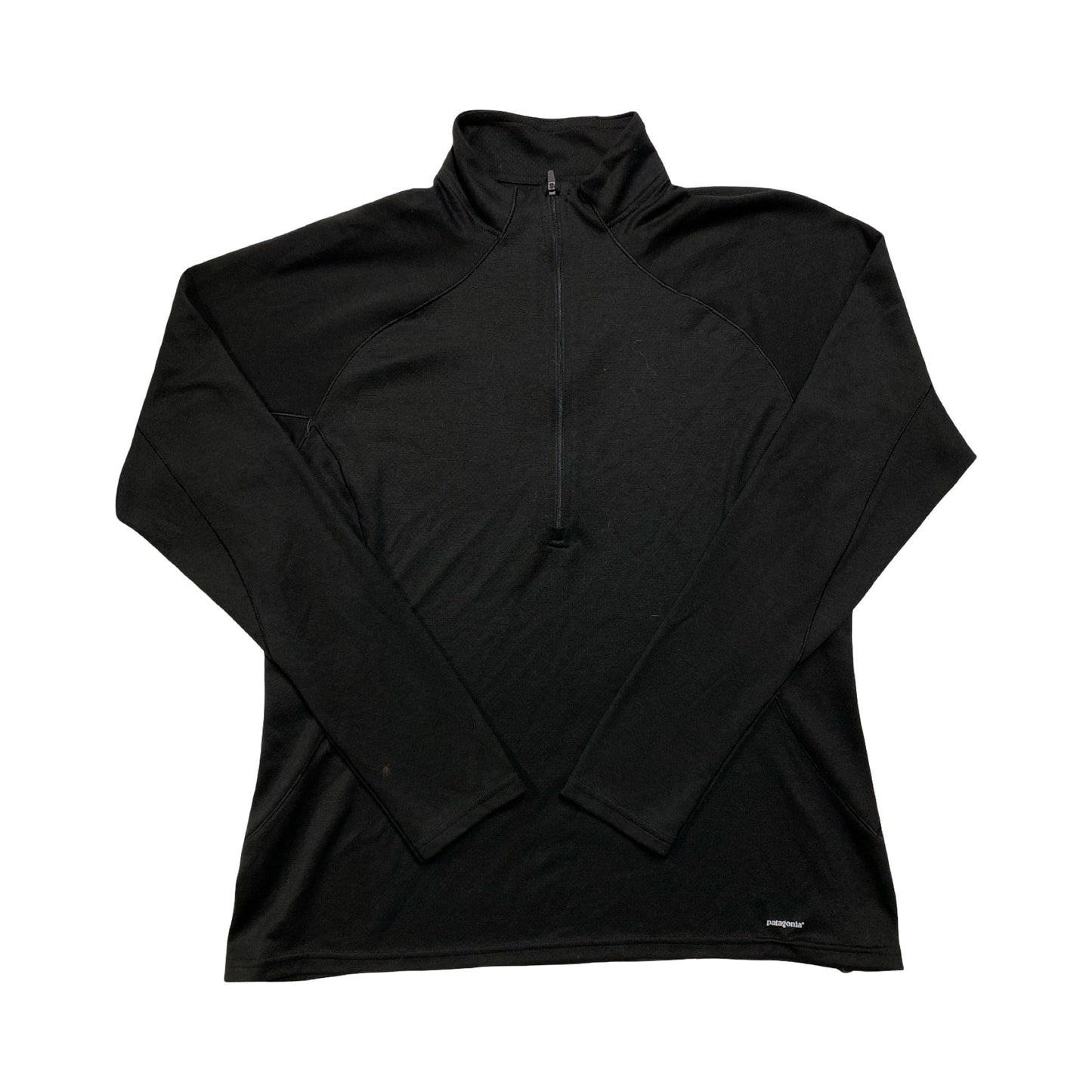 Athletic Top Ls Collar By Patagonia In Black, Size:Xl