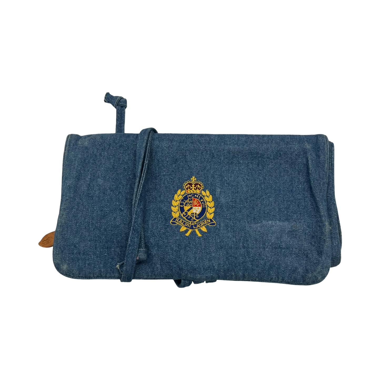 Makeup Bag By Ralph Lauren In Blue, Size:Medium