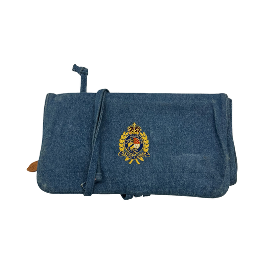 Makeup Bag By Ralph Lauren In Blue, Size:Medium