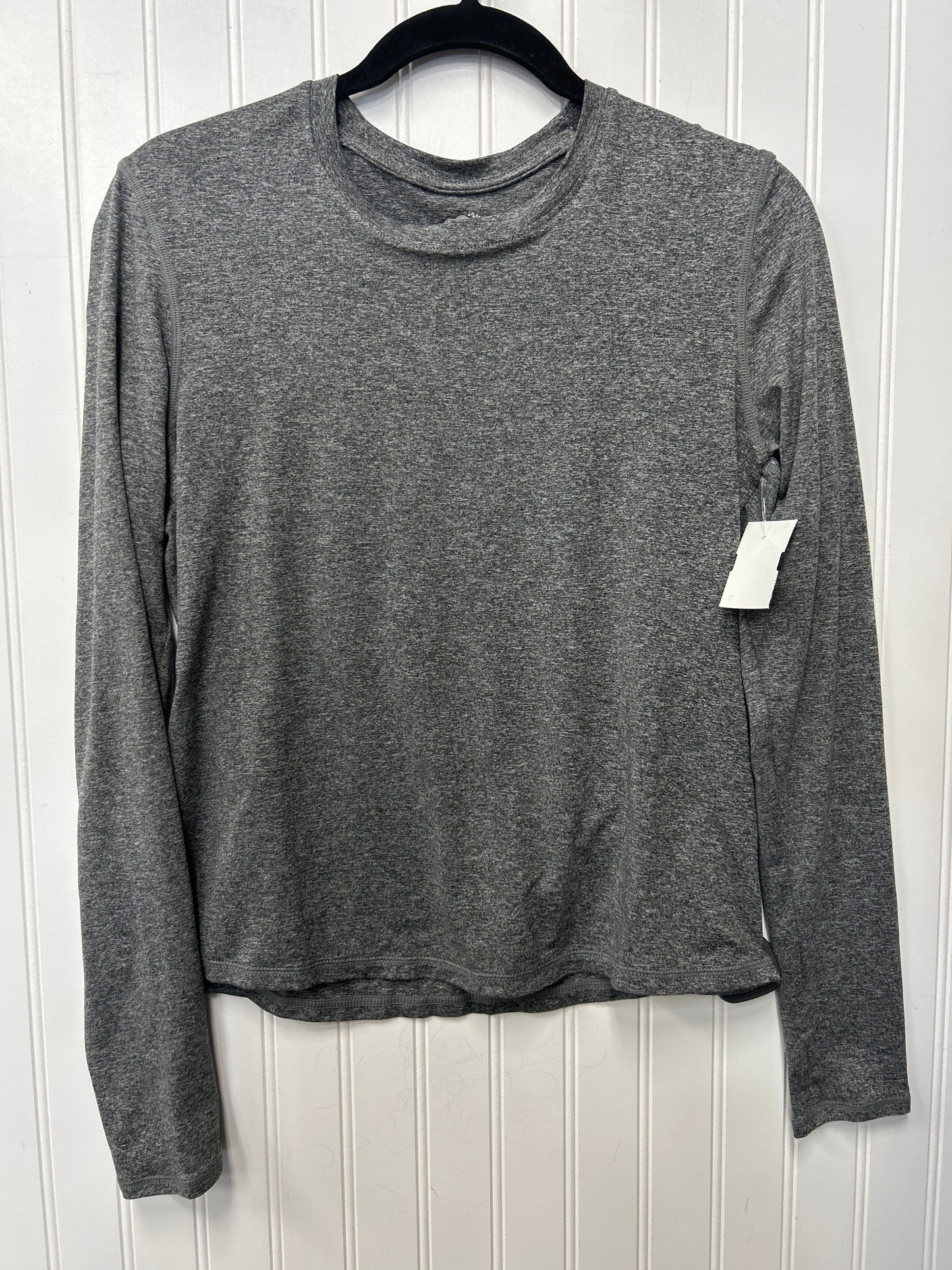 Athletic Top Ls Crewneck By Roots In Grey, Size:L