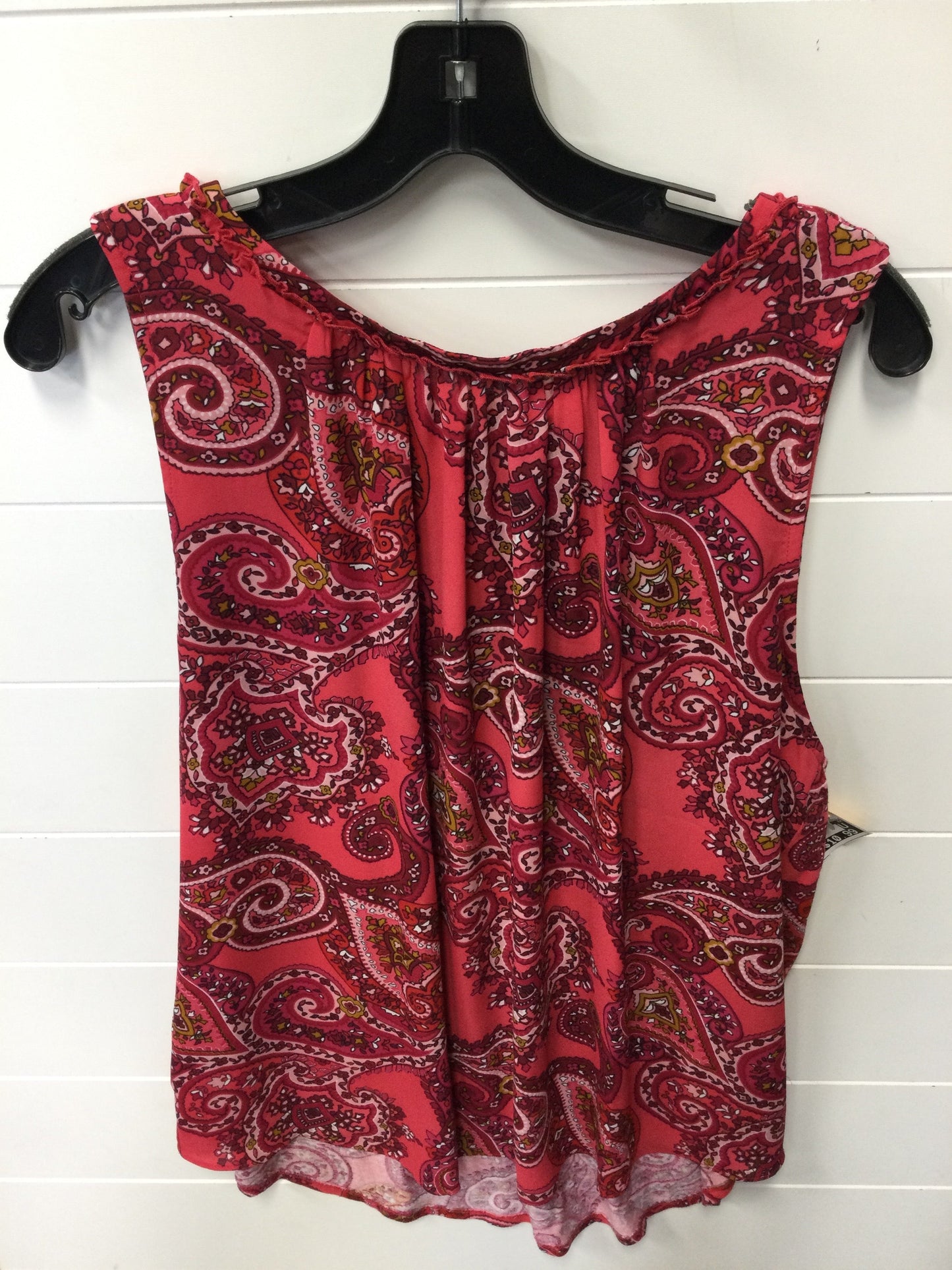 Top Sleeveless By Loft In Pink, Size:Xl