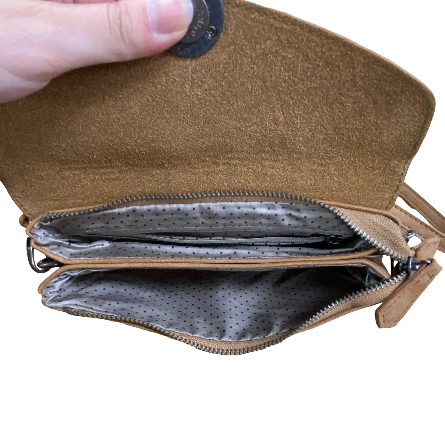 Handbag By Joy Susan In Brown, Size:Small