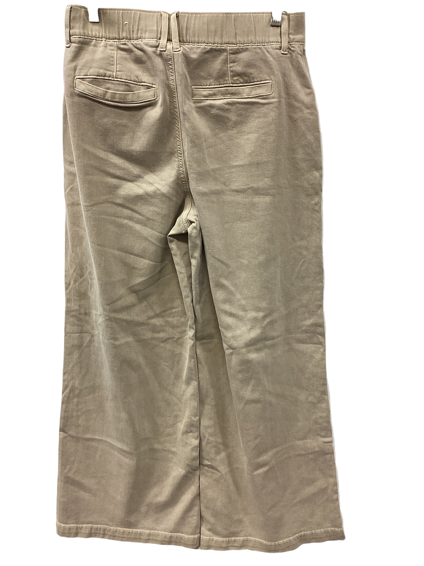 Pants Wide Leg By American Eagle In Tan, Size:8
