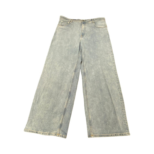 Jeans Wide Leg By Everlane In Blue Denim, Size:16L
