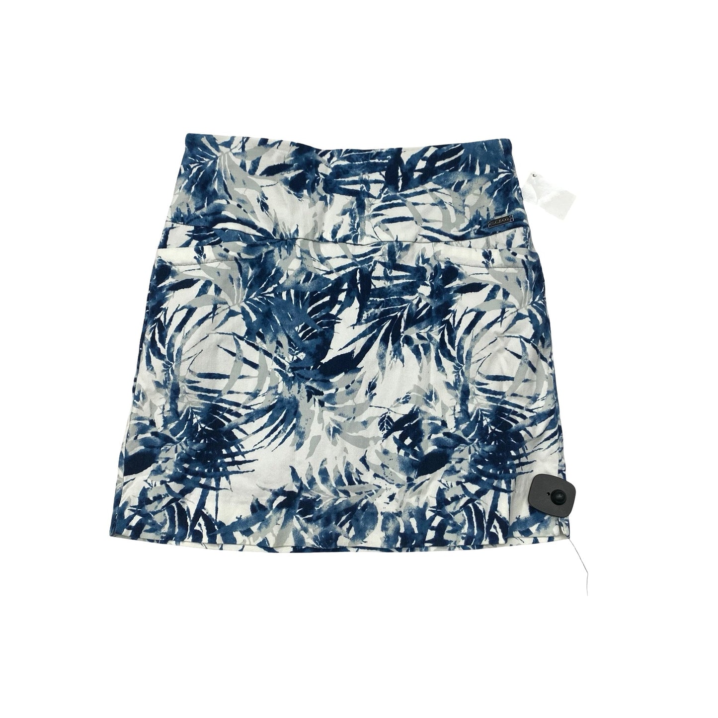 Skort By S.C & CO. In Blue & White, Size:M