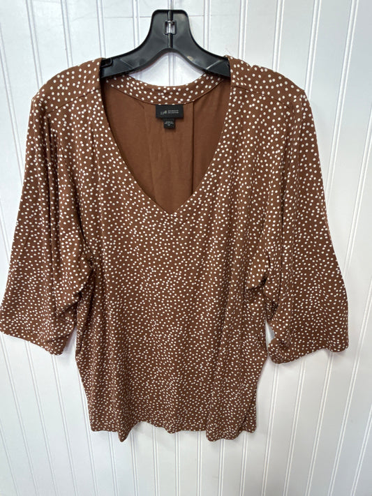 Top Ls By J. Jill In Brown, Size:2X