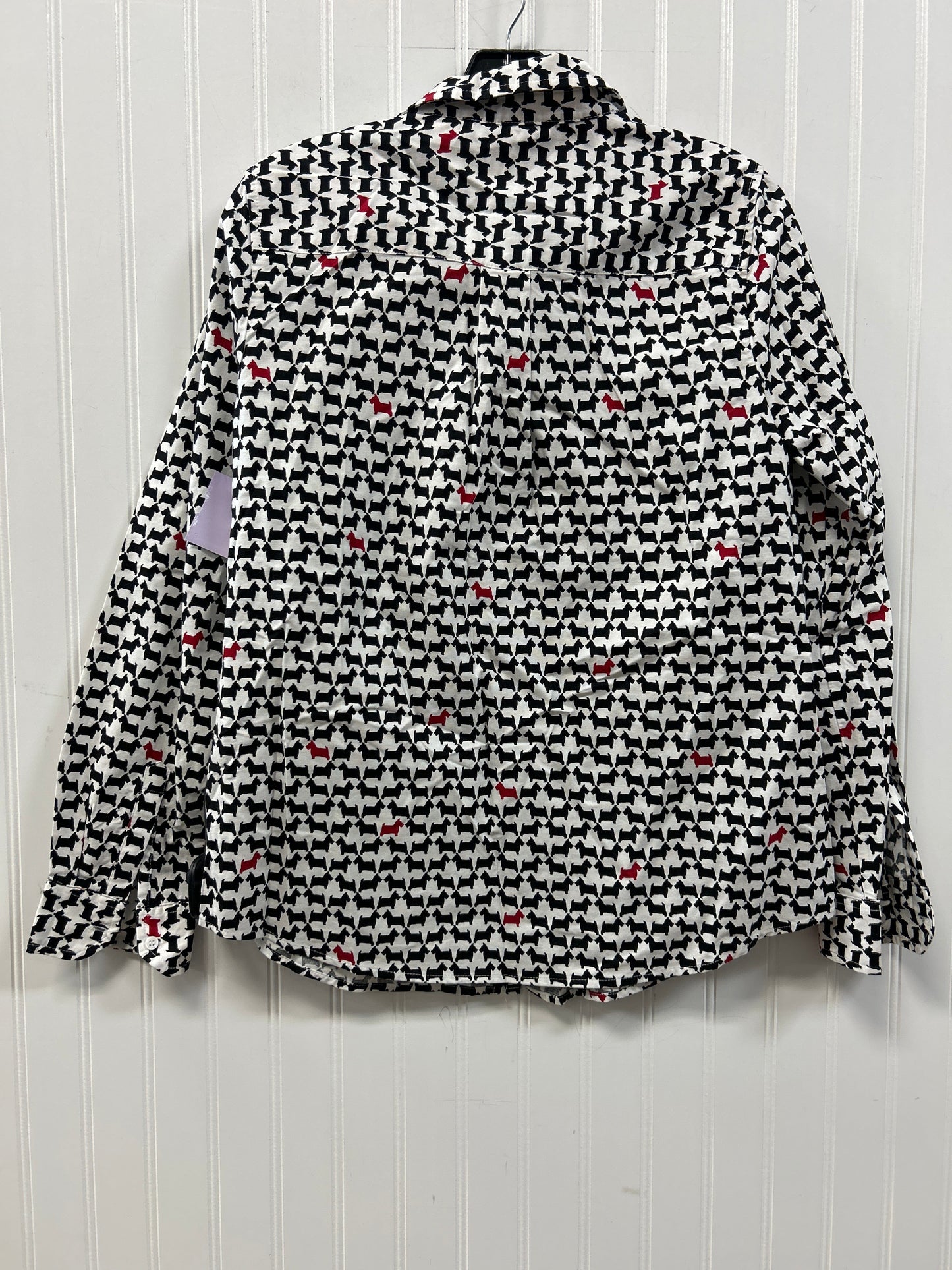 Top Ls By Charter Club In Black & White, Size:M