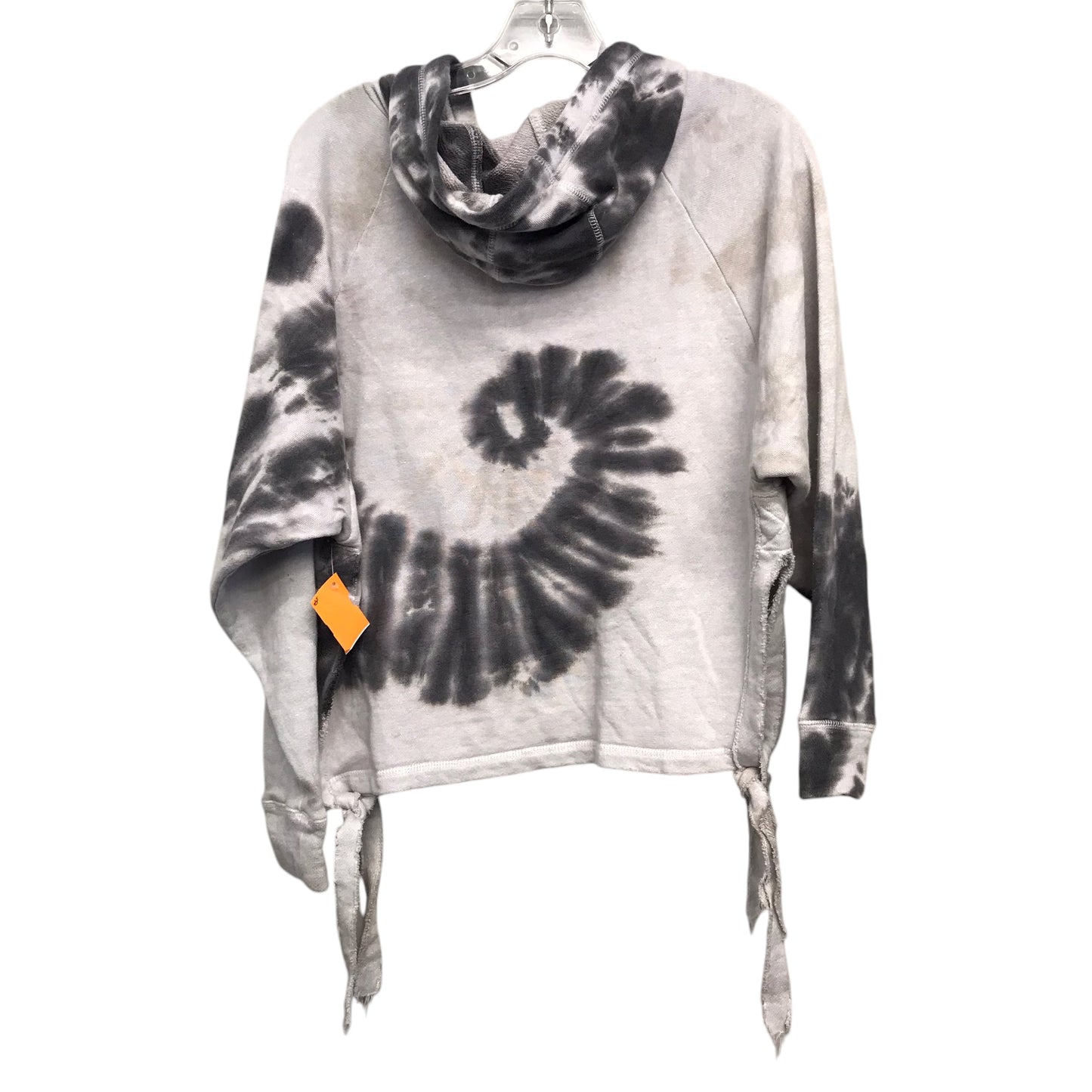 SWEATSHIRT HOODIE by CHASER In TIE DYE PRINT, Size: S