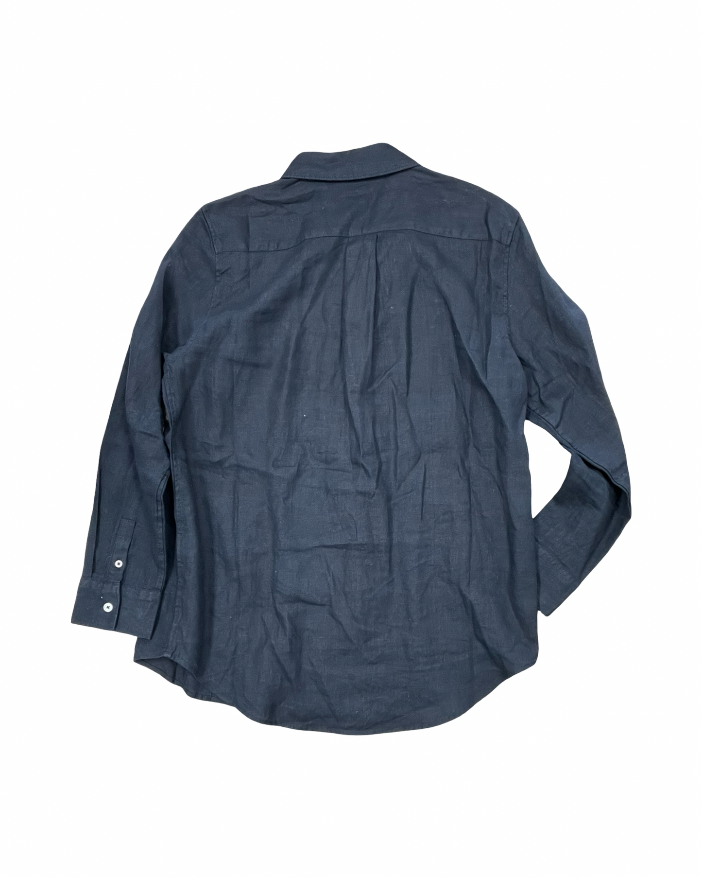 Blouse Ls By Quince In Black, Size:M