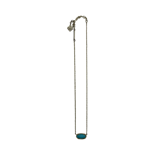 Necklace Pendant By Kendra Scott In Blue & Gold