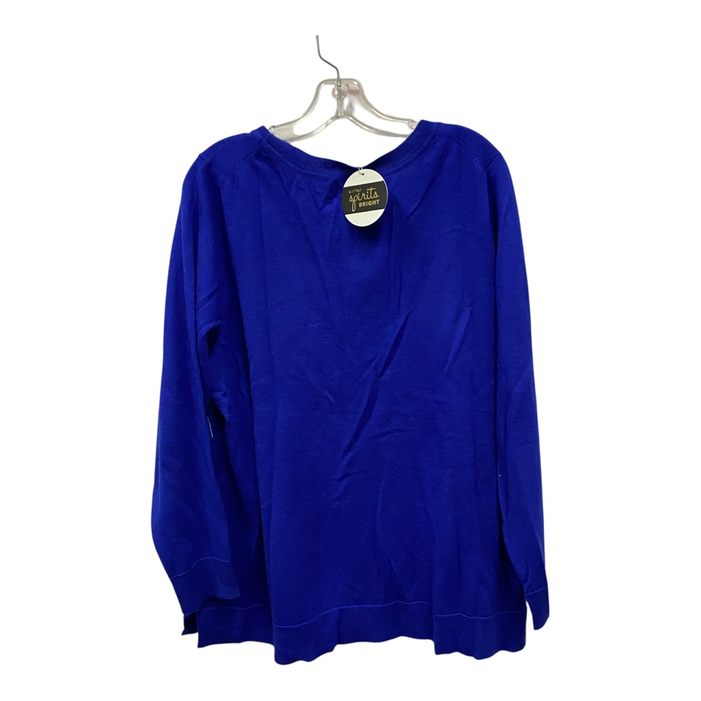 Sweater By Ellen Tracy In Blue, Size:2X