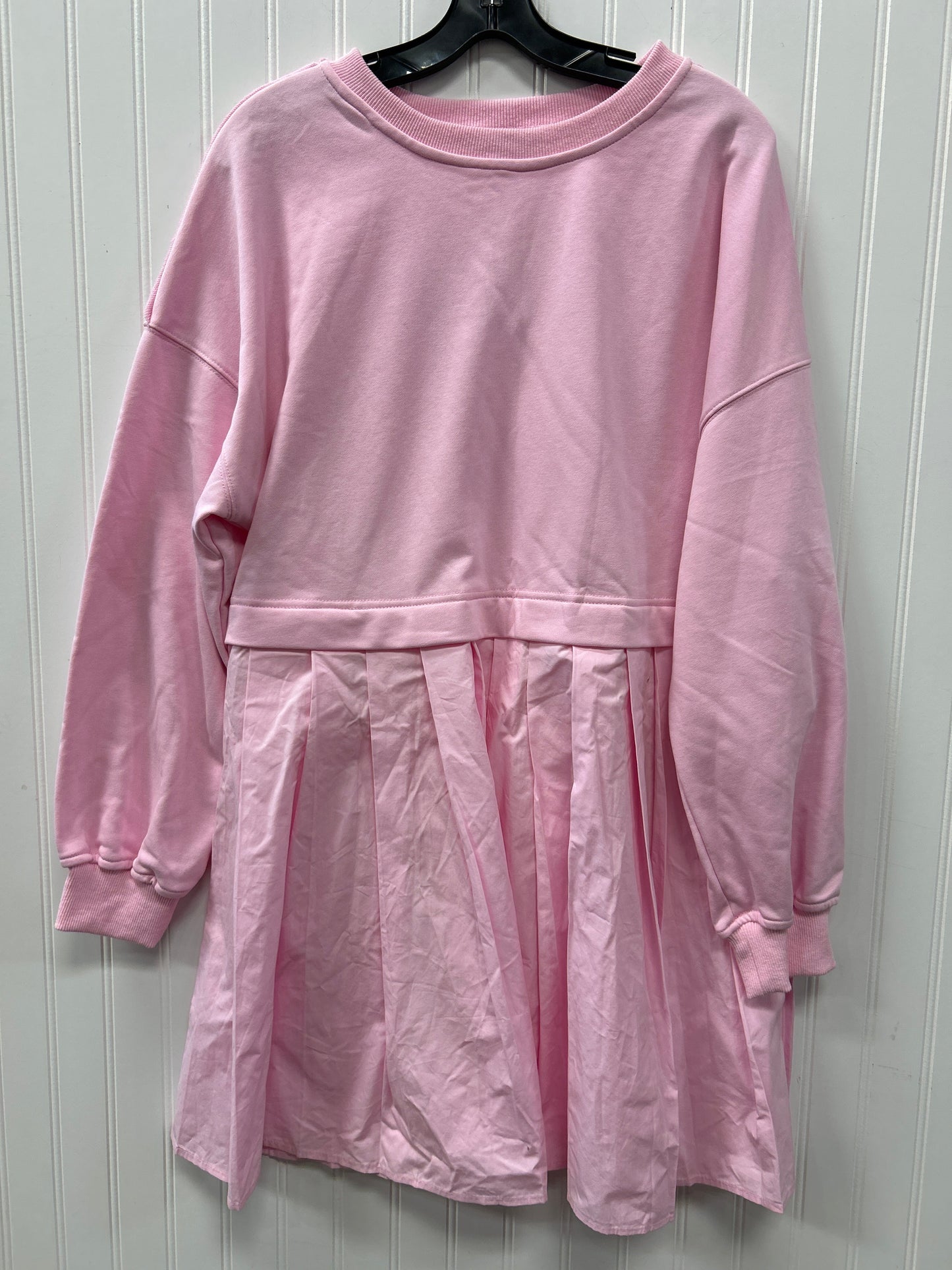 Dress Casual Midi By Prettygarden In Pink, Size:M