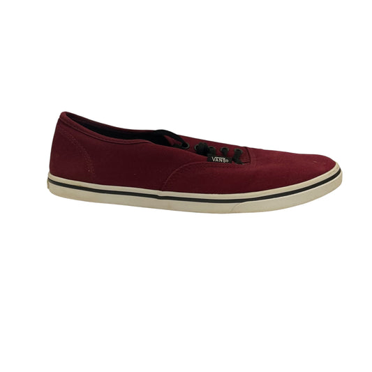 Shoes Sneakers By Vans In Red, Size:9.5