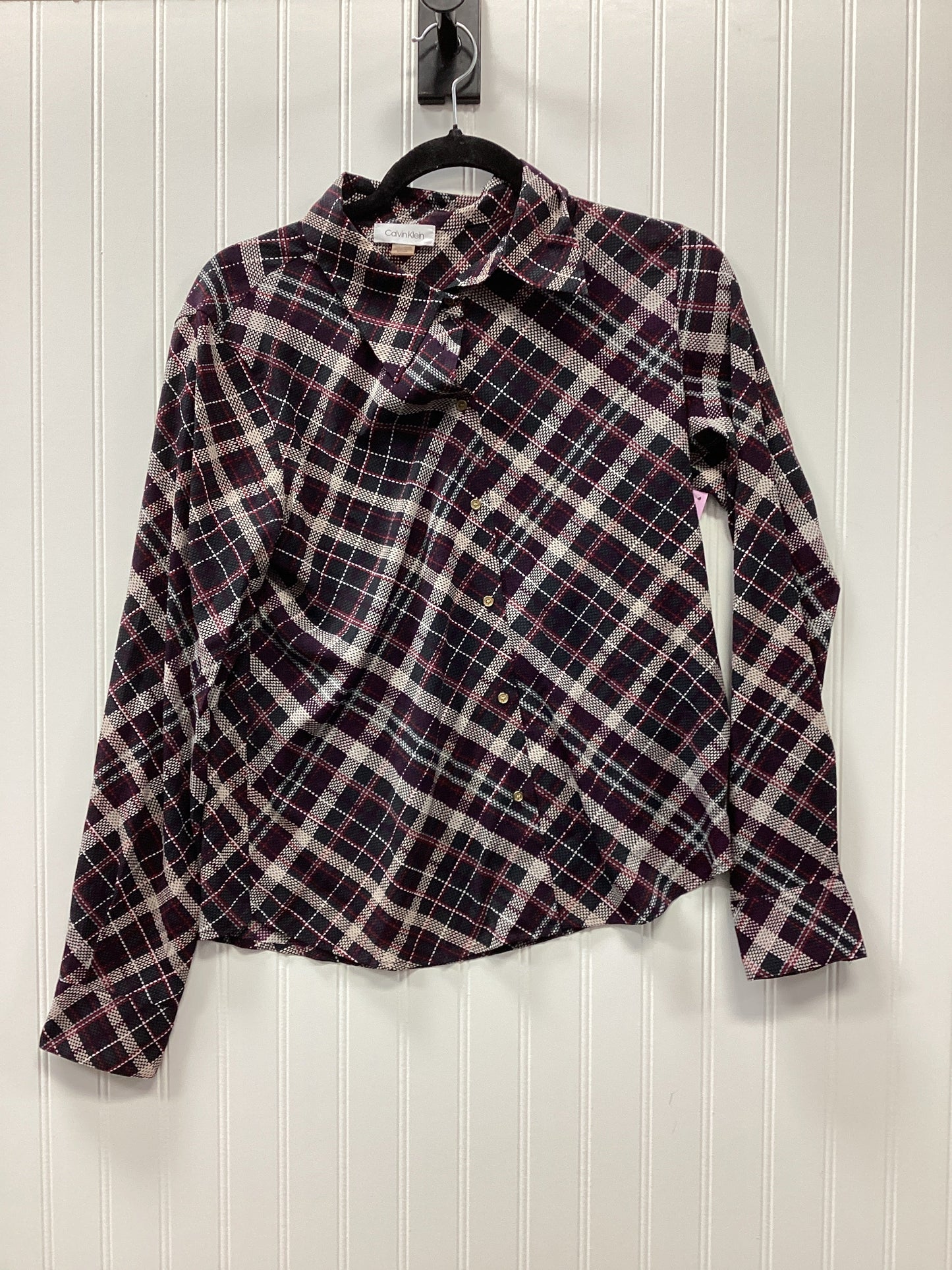 Blouse Ls By Calvin Klein In Multi, Size:S