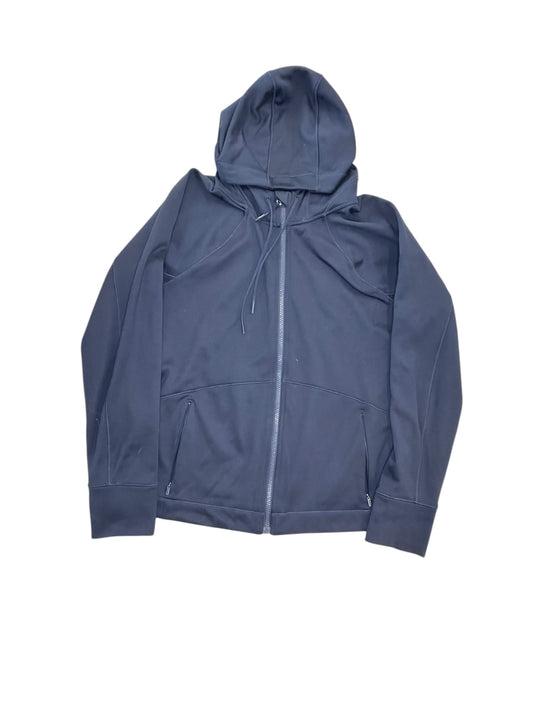 Athletic Sweatshirt Hoodie By Athleta In Navy, Size:L