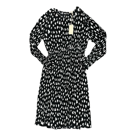 Dress Casual Midi By Melloday In Black & White, Size:L