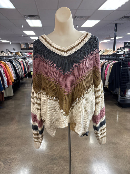 Sweater By Saltwater Luxe In Tan, Size:Xl