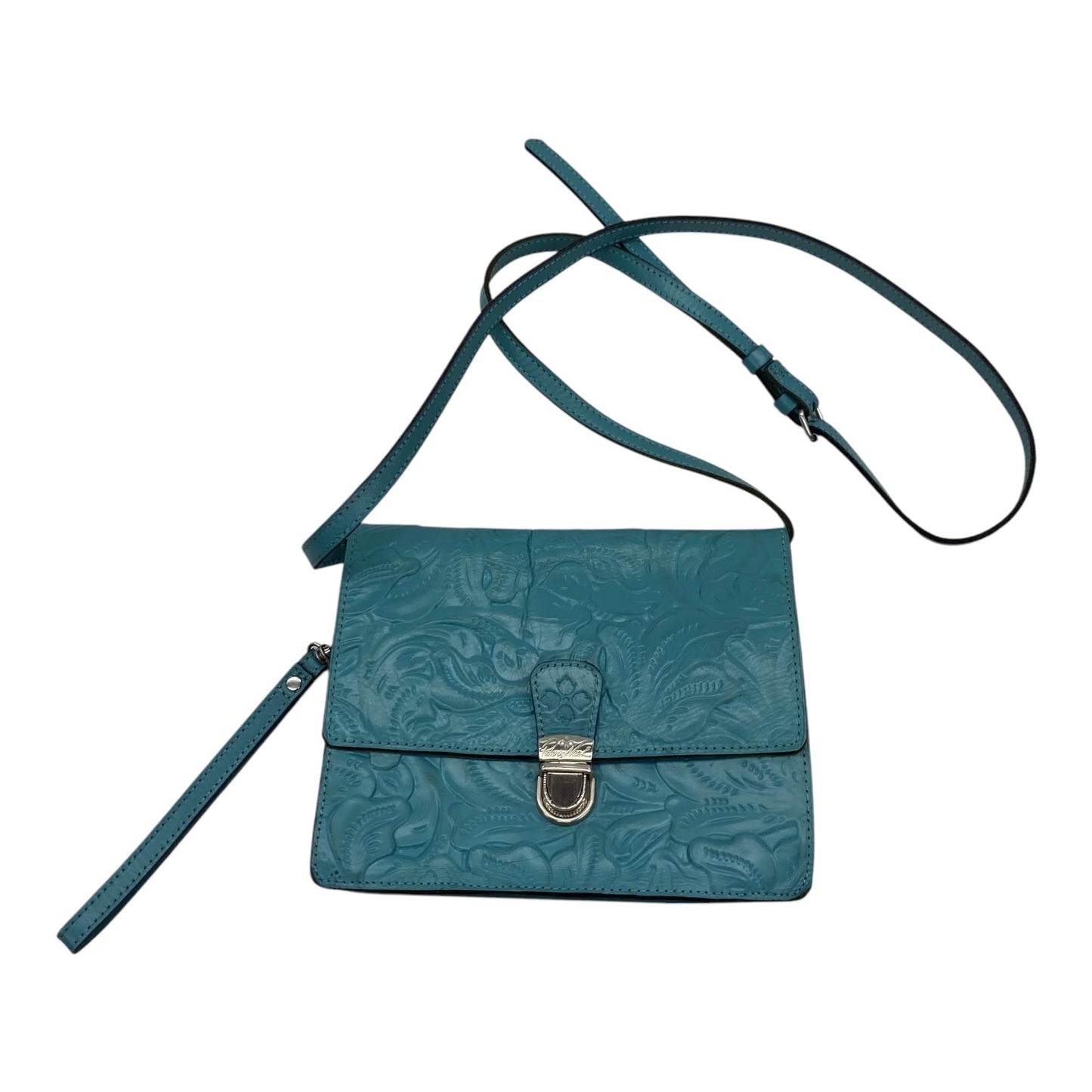 Crossbody Designer By Patricia Nash In Blue, Size:Medium