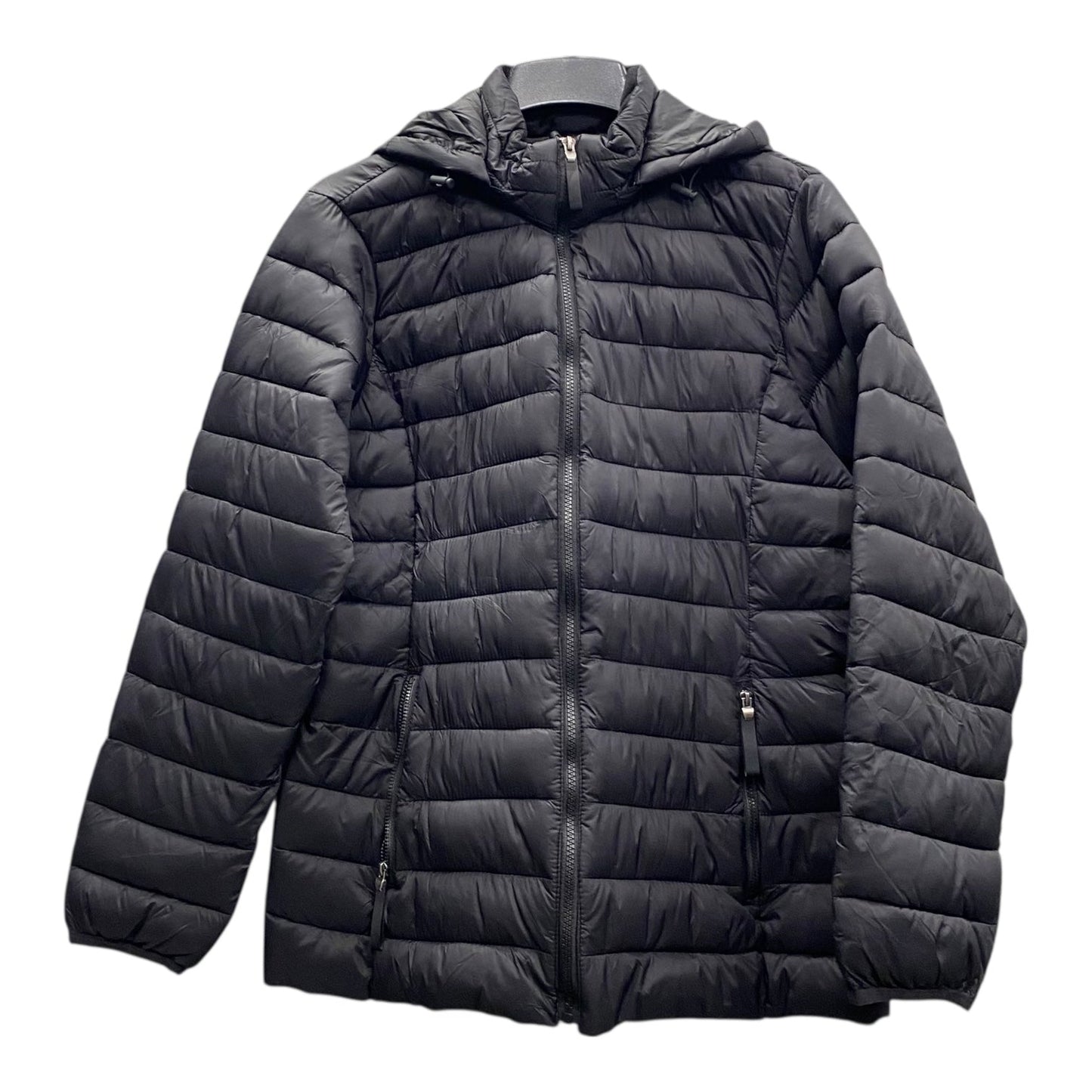 Coat Puffer & Quilted By St Johns Bay In Black, Size:Xl