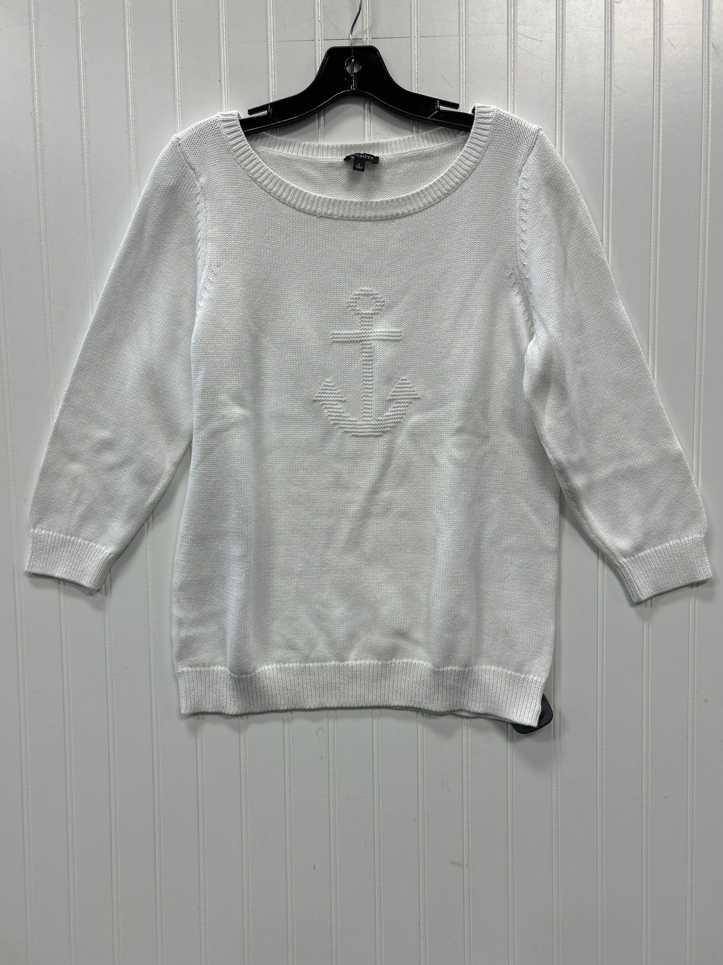 Top Ls By Talbots In White, Size:L