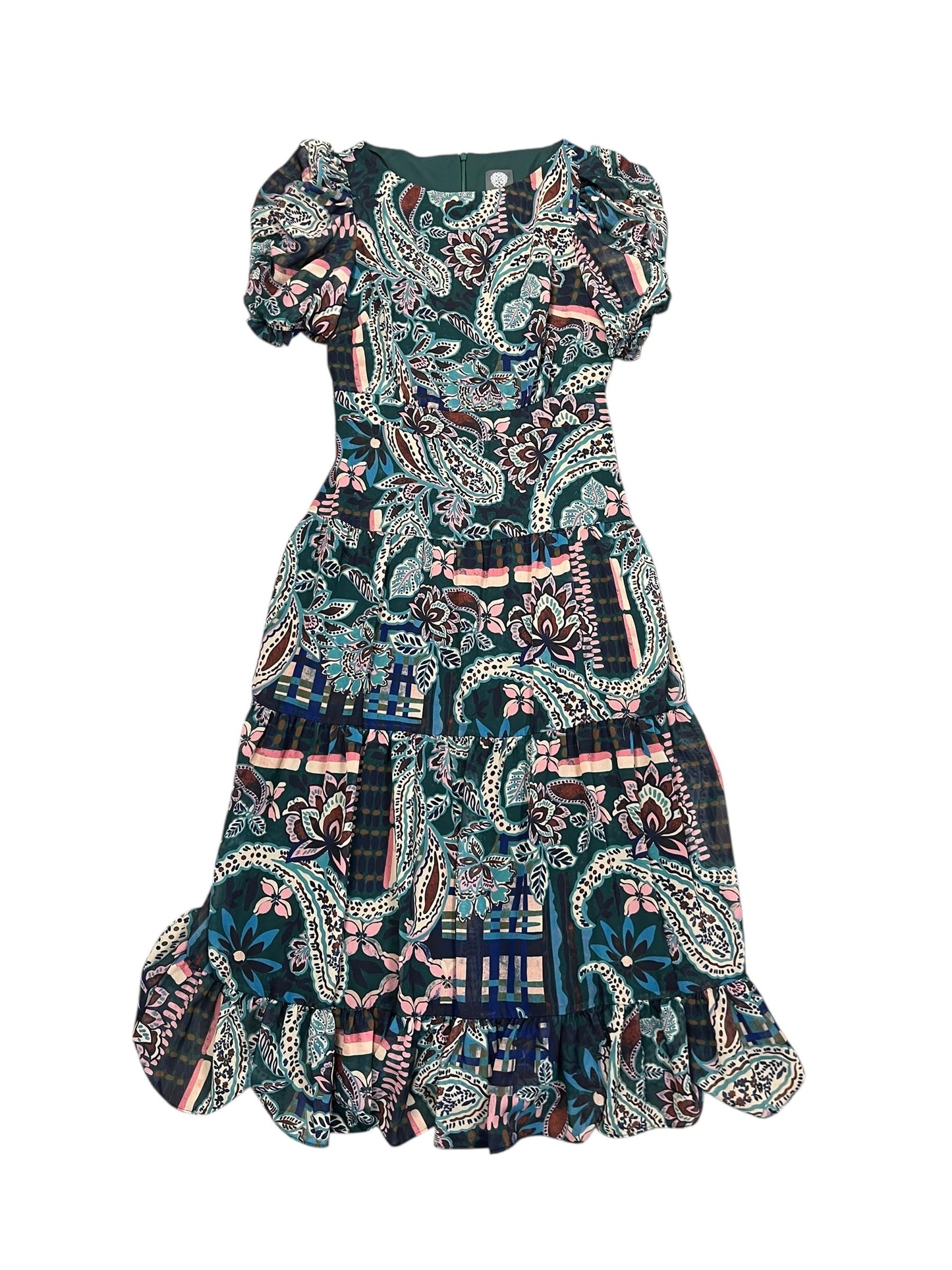Dress Casual Midi By Vince Camuto In Multi, Size:S