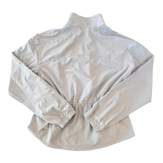 Athletic Jacket By Lululemon In Light Blue, Size:S