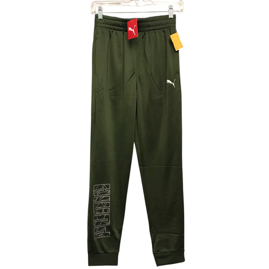 Athletic Pants By Puma In Green, Size:L