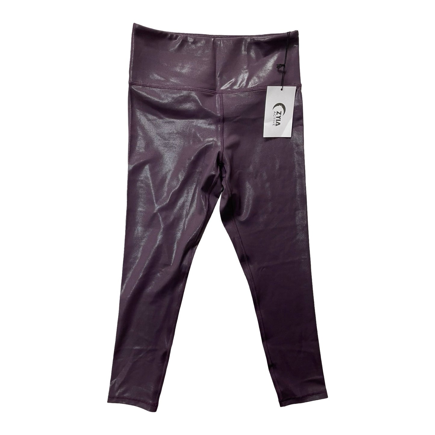 Athletic Leggings By Zyia In Purple, Size:6